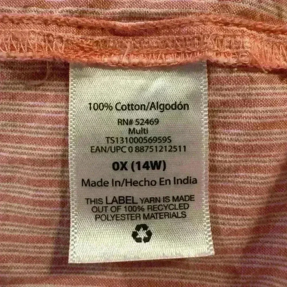 Women’s Pink Terra & Sky Blouse - Picture 2 of 5